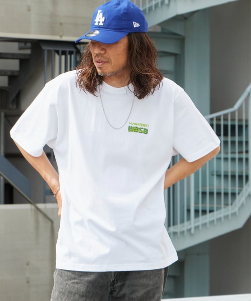 WBSB（ダブルビーエスビー）の「WBSB/ダブルビーエスビー ×Hime/ヒメ × HUMANROBOT/ヒューマンロボット GhosTee girl S/S TEE プリントデザイン クルーネック Tシャツ メンズ 秋 秋服 2026年秋冬（Tシャツ/カットソー・メンズ・ホワイト/サックスブルー・M/L/XL）」の16枚目の写真