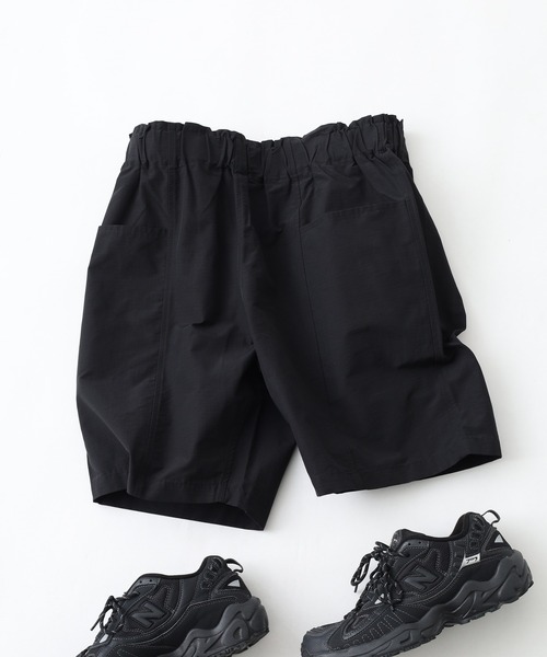 BIG MIKE(ビッグマイク)の「BIG MIKE EASY SHORT RIPSTOP リップストップナイロンイージーショーツ(その他パンツ・メンズ・ブラック/オリーブ・XL/M/L)」の1枚目の写真