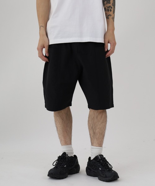 BIG MIKE(ビッグマイク)の「BIG MIKE EASY SHORT RIPSTOP リップストップナイロンイージーショーツ(その他パンツ・メンズ・ブラック/オリーブ・XL/M/L)」の4枚目の写真