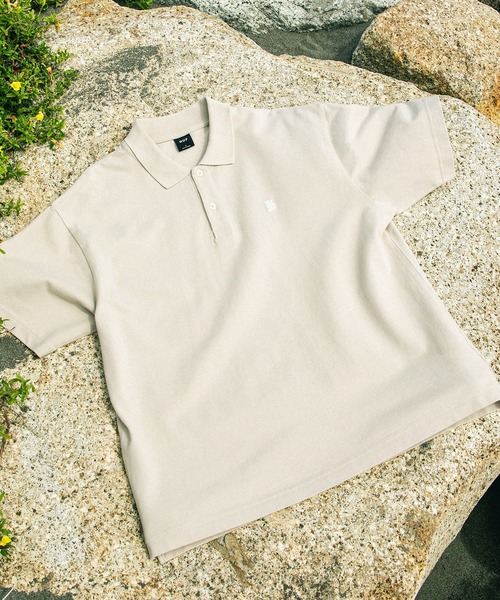 HUF(ハフ)の「MEGABLAST POLO TOP(ポロシャツ・メンズ・ブラック/ブルー/クリーム/ローズ・XL/L/M/S)」の3枚目の写真
