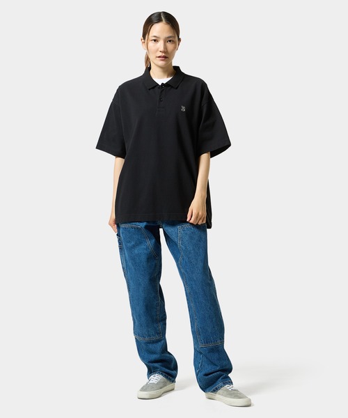 HUF(ハフ)の「MEGABLAST POLO TOP(ポロシャツ・メンズ・ブラック/ブルー/クリーム/ローズ・XL/L/M/S)」の21枚目の写真