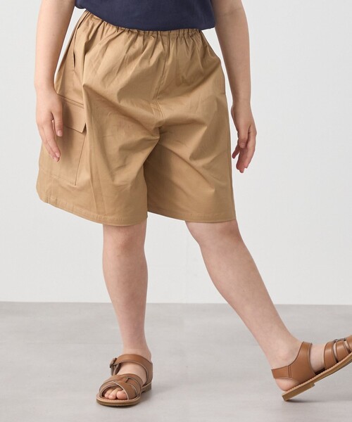 SHIPS any(シップス エニィ)の「SHIPS any: カーゴ キュロット パンツ<KIDS>(その他パンツ・キッズ・ネイビー/カーキ/オリーブ・130/140/120/150)」の6枚目の写真