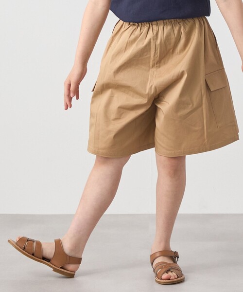 SHIPS any(シップス エニィ)の「SHIPS any: カーゴ キュロット パンツ<KIDS>(その他パンツ・キッズ・ネイビー/カーキ/オリーブ・130/140/120/150)」の7枚目の写真