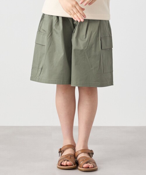 SHIPS any(シップス エニィ)の「SHIPS any: カーゴ キュロット パンツ<KIDS>(その他パンツ・キッズ・ネイビー/カーキ/オリーブ・130/140/120/150)」の11枚目の写真