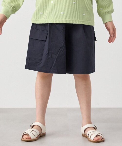 SHIPS any(シップス エニィ)の「SHIPS any: カーゴ キュロット パンツ<KIDS>(その他パンツ・キッズ・ネイビー/カーキ/オリーブ・130/140/120/150)」の17枚目の写真