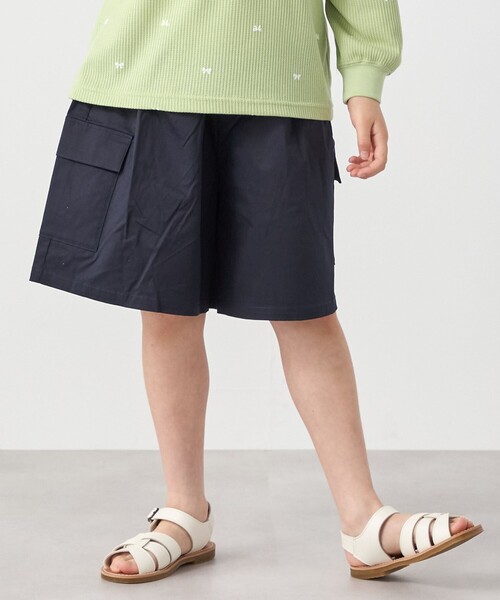 SHIPS any(シップス エニィ)の「SHIPS any: カーゴ キュロット パンツ<KIDS>(その他パンツ・キッズ・ネイビー/カーキ/オリーブ・130/140/120/150)」の19枚目の写真