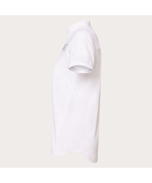 OAKLEY(オークリー)の「オークリーELEVATE SHOULDER LOGO MOCK ポロシャツ/ゴルフレディース/ゴルフ/接触冷感/OAKLEY(その他トップス・レディース・ホワイト/ブラック・M/L/S)」の16枚目の写真