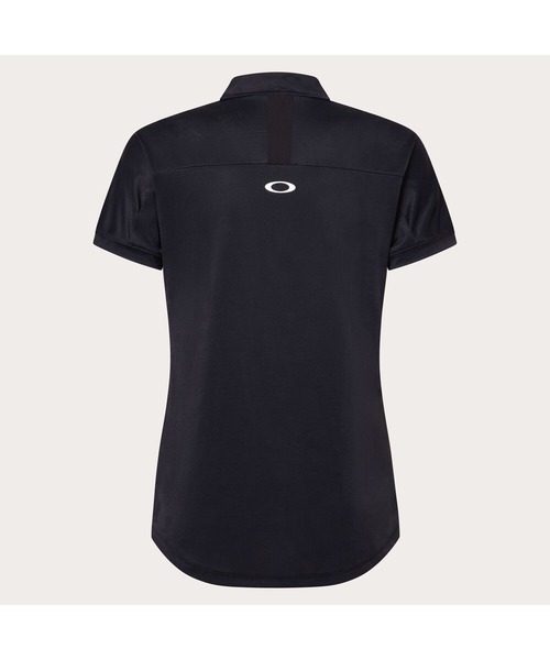 OAKLEY(オークリー)の「オークリーELEVATE SHOULDER LOGO MOCK ポロシャツ/ゴルフレディース/ゴルフ/接触冷感/OAKLEY(その他トップス・レディース・ホワイト/ブラック・M/L/S)」の18枚目の写真