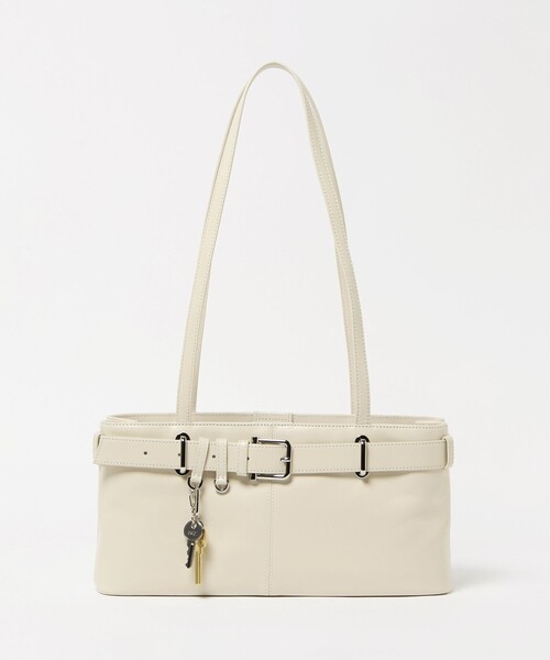 OSOI(オソイ)の「<OSOI>SHOULDER BROCLE バッグ(ショルダーバッグ・レディース・ダークブラウン/ブラック/オフホワイト・FREE)」の1枚目の写真