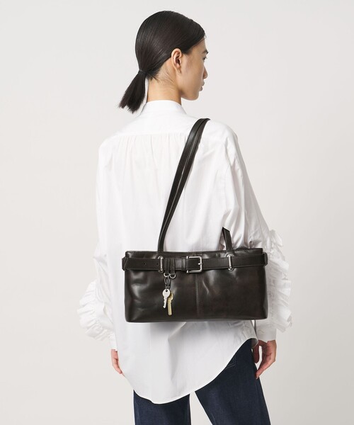 OSOI(オソイ)の「<OSOI>SHOULDER BROCLE バッグ(ショルダーバッグ・レディース・ダークブラウン/ブラック/オフホワイト・FREE)」の19枚目の写真