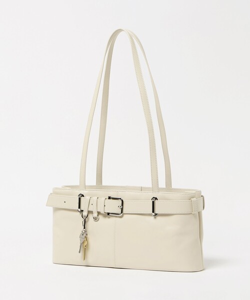 OSOI(オソイ)の「<OSOI>SHOULDER BROCLE バッグ(ショルダーバッグ・レディース・ダークブラウン/ブラック/オフホワイト・FREE)」の6枚目の写真