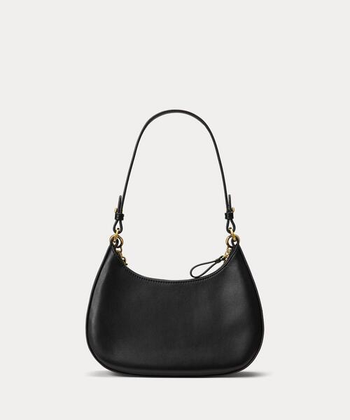 LAUREN RALPH LAUREN（ローレン ラルフ ローレン）の「レザー ミディアム Marcy ジップ ショルダー バッグ（ショルダーバッグ・レディース・ブラック系1・ONE）」の3枚目の写真