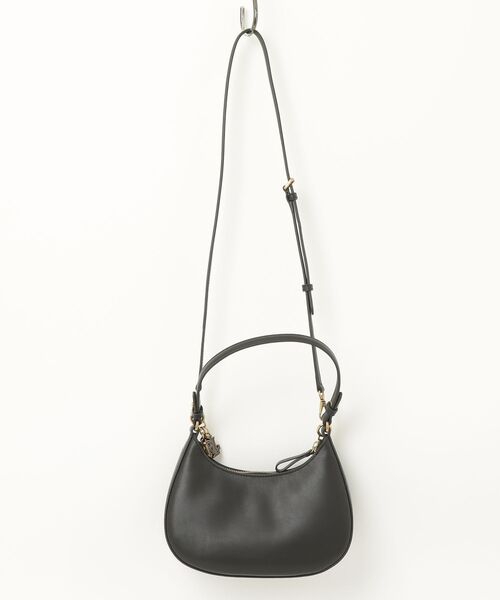 LAUREN RALPH LAUREN（ローレン ラルフ ローレン）の「レザー ミディアム Marcy ジップ ショルダー バッグ（ショルダーバッグ・レディース・ブラック系1・ONE）」の9枚目の写真