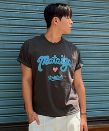 マタイガ クロップTシャツ チャコール