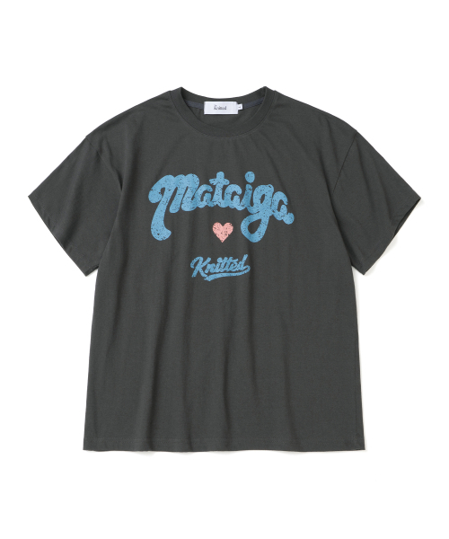 KNITTED(ニッティド)の「マタイガ クロップTシャツ チャコール(Tシャツ/カットソー・メンズ・その他・MEDIUM/LARGE/X-LARGE)」の2枚目の写真