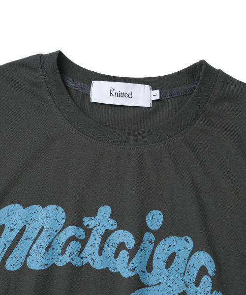 KNITTED(ニッティド)の「マタイガ クロップTシャツ チャコール(Tシャツ/カットソー・メンズ・その他・MEDIUM/LARGE/X-LARGE)」の3枚目の写真