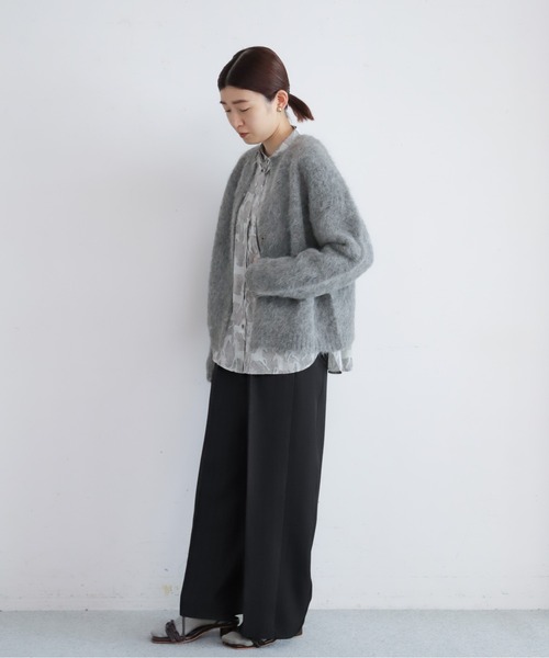 NOMBRE IMPAIR(ノンブルアンペール)の「【予約】ジャガードホースグラデーションプリント ボウタイブラウス(シャツ/ブラウス・レディース・イエロー/ブルー・FREE)」の9枚目の写真