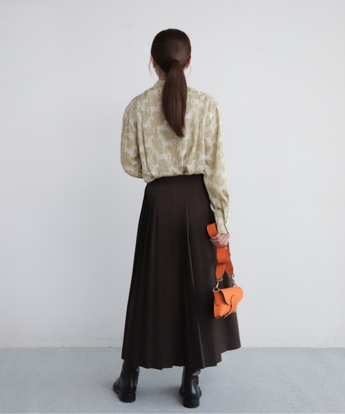 NOMBRE IMPAIR(ノンブルアンペール)の「【予約】ジャガードホースグラデーションプリント ボウタイブラウス(シャツ/ブラウス・レディース・イエロー/ブルー・FREE)」の13枚目の写真