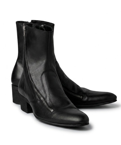 NO ID.(ノーアイディ)の「【NO ID.】W-ZIP Heel Boots / ダブルジップ ヒール ブーツ(ブーツ・メンズ・ブラック・40(25.5cm/44(28.5cm)/42(27.5cm)」の13枚目の写真