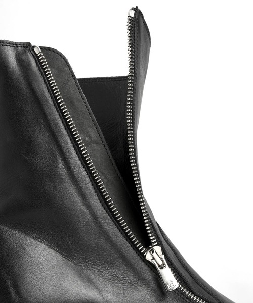 NO ID.(ノーアイディ)の「【NO ID.】W-ZIP Heel Boots / ダブルジップ ヒール ブーツ(ブーツ・メンズ・ブラック・40(25.5cm/44(28.5cm)/42(27.5cm)」の19枚目の写真