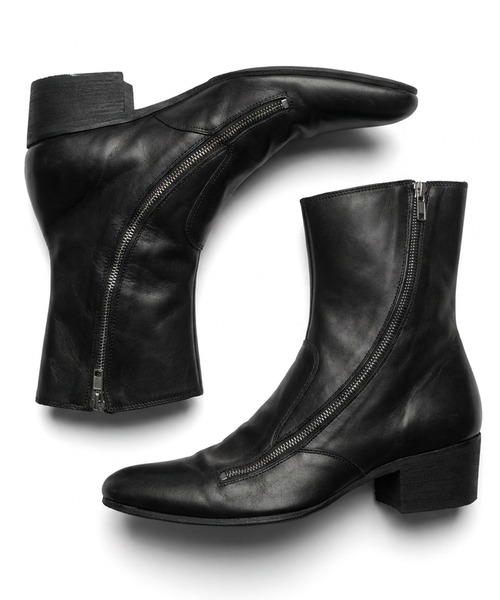 NO ID.(ノーアイディ)の「【NO ID.】W-ZIP Heel Boots / ダブルジップ ヒール ブーツ(ブーツ・メンズ・ブラック・40(25.5cm/44(28.5cm)/42(27.5cm)」の16枚目の写真