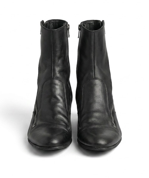 NO ID.(ノーアイディ)の「【NO ID.】W-ZIP Heel Boots / ダブルジップ ヒール ブーツ(ブーツ・メンズ・ブラック・40(25.5cm/44(28.5cm)/42(27.5cm)」の11枚目の写真