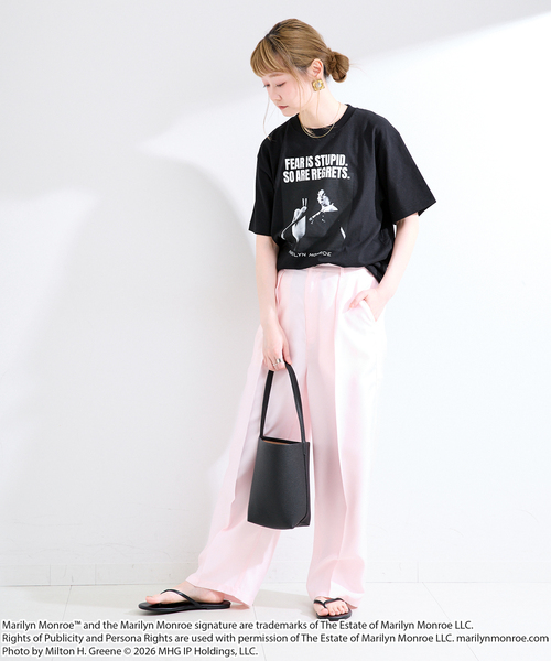 GOOD ROCK SPEED(グッドロックスピード)の「GOOD ROCK SPEED / グッドロックスピード / Marilyn Monroe / Tshirts(Tシャツ/カットソー・レディース・ブラック/ホワイト系その他/ライトホワイト/ホワイト/ホワイト×ホワイト・FREE)」の6枚目の写真