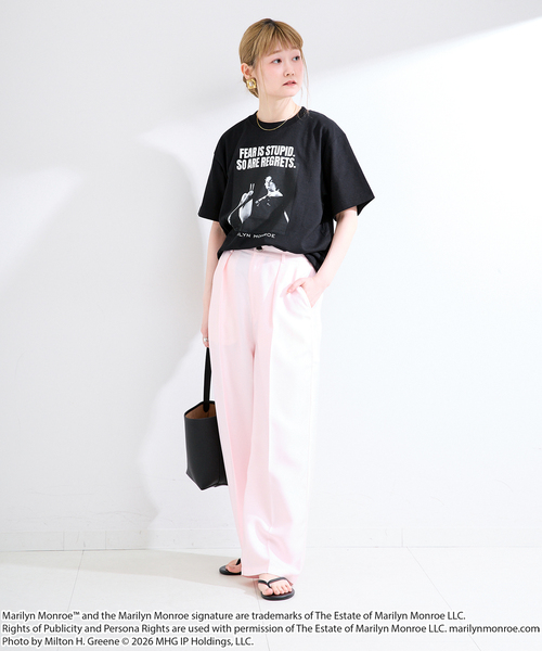 GOOD ROCK SPEED(グッドロックスピード)の「GOOD ROCK SPEED / グッドロックスピード / Marilyn Monroe / Tshirts(Tシャツ/カットソー・レディース・ブラック/ホワイト系その他/ライトホワイト/ホワイト/ホワイト×ホワイト・FREE)」の7枚目の写真