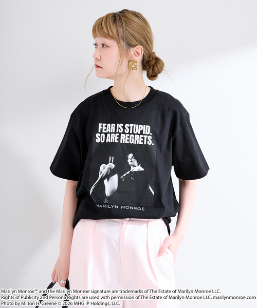 GOOD ROCK SPEED(グッドロックスピード)の「GOOD ROCK SPEED / グッドロックスピード / Marilyn Monroe / Tshirts(Tシャツ/カットソー・レディース・ブラック/ホワイト系その他/ライトホワイト/ホワイト/ホワイト×ホワイト・FREE)」の10枚目の写真