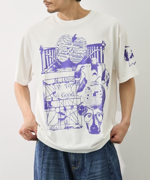 F-LAGSTUF-F/フラッグスタッフ】COLLAGE TEE（Tシャツ/カットソー）｜F