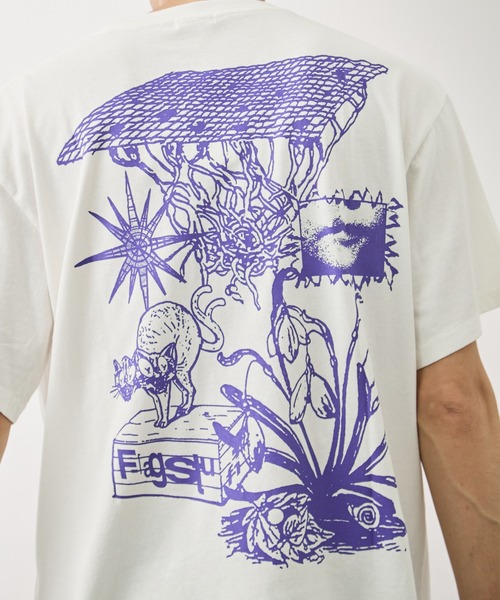 F-LAGSTUF-F（フラグスタフ）の「【-F-LAGSTUF-F/フラッグスタッフ】COLLAGE TEE（Tシャツ/カットソー・メンズ・ブラック/ホワイト・XL/L）」の9枚目の写真