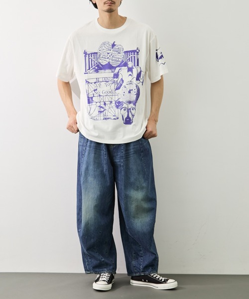 F-LAGSTUF-F（フラグスタフ）の「【-F-LAGSTUF-F/フラッグスタッフ】COLLAGE TEE（Tシャツ/カットソー・メンズ・ブラック/ホワイト・XL/L）」の10枚目の写真