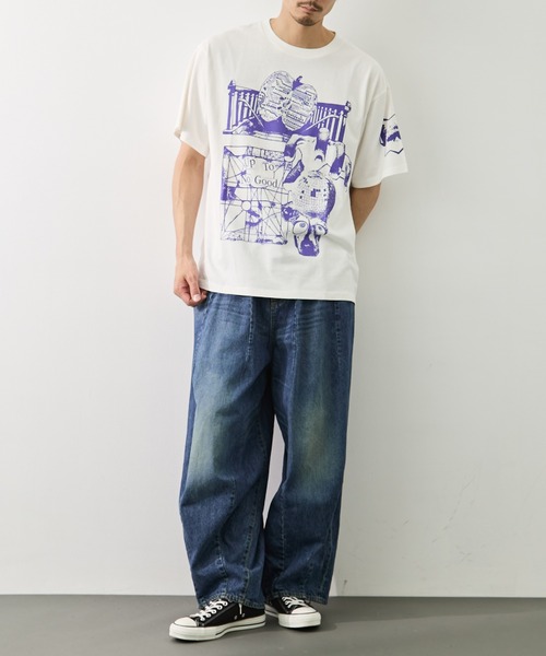 F-LAGSTUF-F（フラグスタフ）の「【-F-LAGSTUF-F/フラッグスタッフ】COLLAGE TEE（Tシャツ/カットソー・メンズ・ブラック/ホワイト・XL/L）」の11枚目の写真