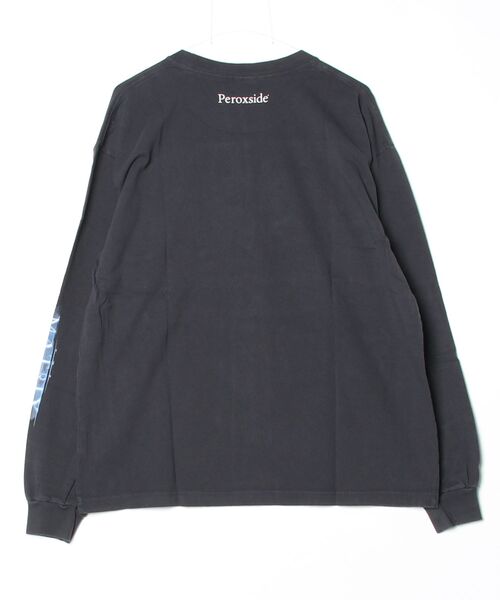 Children of the discordance（チルドレン オブ ザ ディスコ-ダンス）の「【Peroxside/ペルオキシド】MATRIX LONG SLEEVE TEE A（Tシャツ/カットソー・メンズ・ブラック/ホワイト・3/1/2）」の3枚目の写真