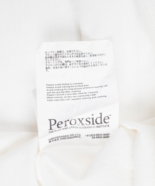 Children of the discordance（チルドレン オブ ザ ディスコ-ダンス）の「【Peroxside/ペルオキシド】MATRIX LONG SLEEVE TEE A（Tシャツ/カットソー・メンズ・ブラック/ホワイト・3/1/2）」の9枚目の写真