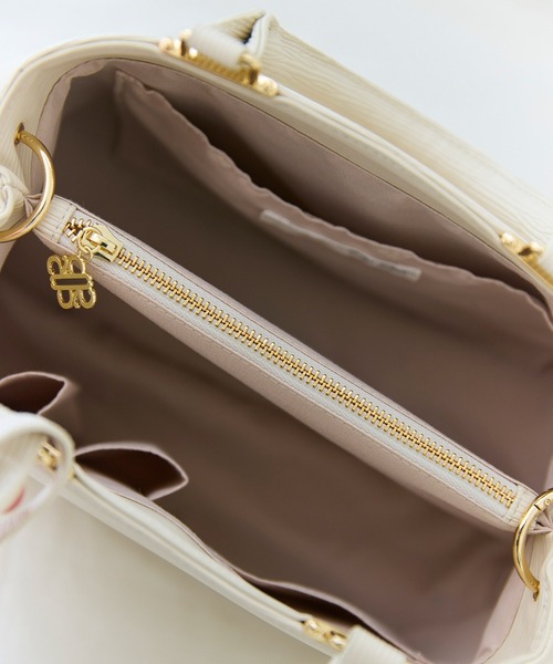 ROYAL PARTY(ロイヤルパーティー)の「トップハンドルBAG(ハンドバッグ・レディース・オフホワイト/ブラック・FREE)」の21枚目の写真