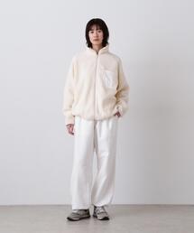 Y / ORGANIC COTTON SOFT MOLESKIN EASY TROUSERS