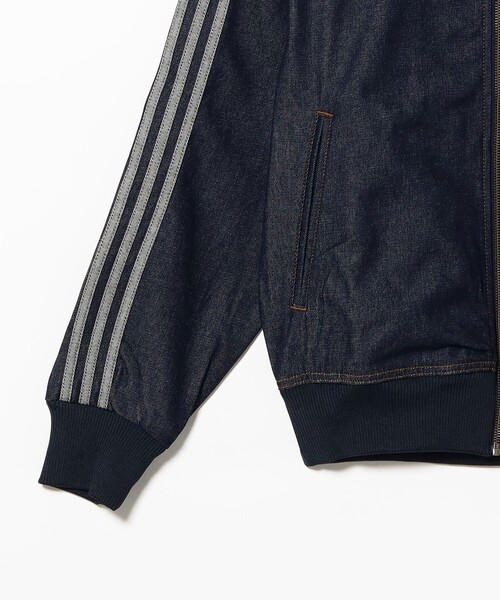 adidas(アディダス)の「adidas / FIREBIRD ADICOLOR RAW DENIM TRACK TOP(ブルゾン・メンズ・インディゴブルー・X-LARGE/LARGE/MEDIUM/SMALL)」の4枚目の写真