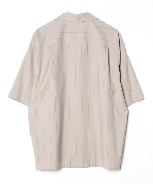 UJOH（ウジョー）の「【UJOH HOMME】別注 Wide Set Open Collar BOX Shirt（シャツ/ブラウス・メンズ・グレー/ブラウン・4/5）」の3枚目の写真