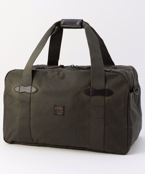 FILSON(フィルソン)の「FILSON/フィルソン Medium Tin Cloth Duffle Bag/ティンクロス ダッフルバッグ ミディアム(ボストンバッグ・メンズ・ブラウン/オリーブ・ONE SIZE)」の1枚目の写真