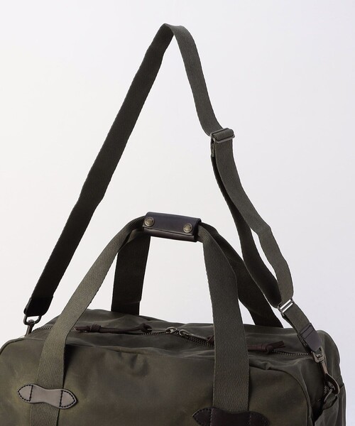FILSON(フィルソン)の「FILSON/フィルソン Medium Tin Cloth Duffle Bag/ティンクロス ダッフルバッグ ミディアム(ボストンバッグ・メンズ・ブラウン/オリーブ・ONE SIZE)」の7枚目の写真