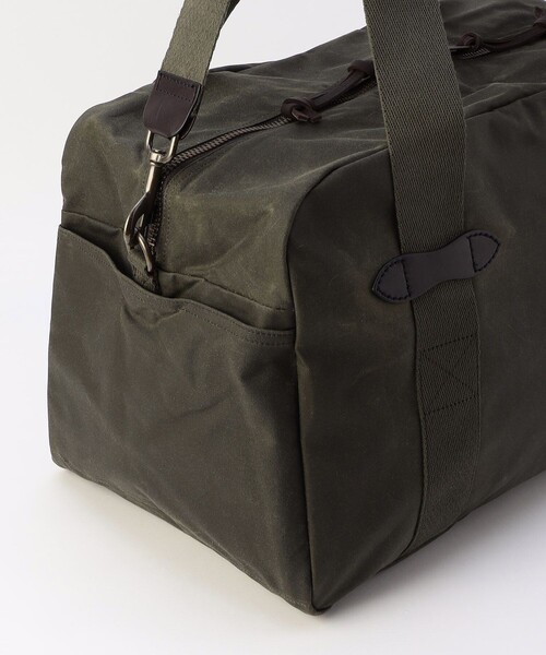 FILSON(フィルソン)の「FILSON/フィルソン Medium Tin Cloth Duffle Bag/ティンクロス ダッフルバッグ ミディアム(ボストンバッグ・メンズ・ブラウン/オリーブ・ONE SIZE)」の9枚目の写真