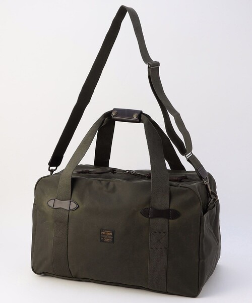 FILSON(フィルソン)の「FILSON/フィルソン Medium Tin Cloth Duffle Bag/ティンクロス ダッフルバッグ ミディアム(ボストンバッグ・メンズ・ブラウン/オリーブ・ONE SIZE)」の11枚目の写真