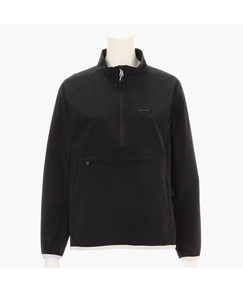 BRIEFING(ブリーフィング)の「【BRIEFING GOLF/ブリーフィングゴルフ】WOMEN’S POCKETABLE WIND HALFZIP BLOUSON(ブルゾン・レディース・ブラック・M)」の1枚目の写真
