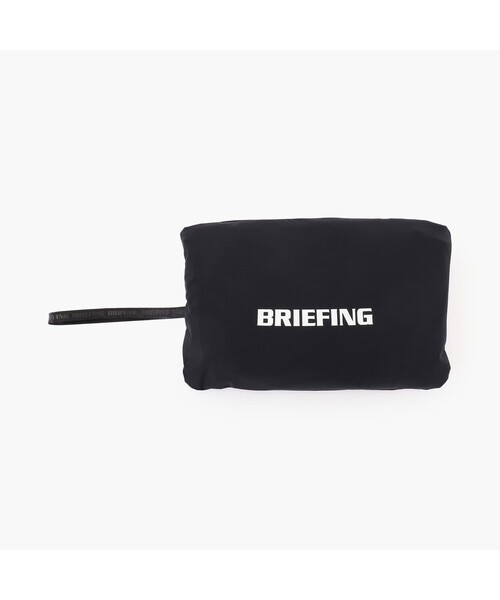BRIEFING（ブリーフィング）の「【BRIEFING GOLF／ブリーフィングゴルフ】WOMEN’S POCKETABLE WIND HALFZIP BLOUSON（ブルゾン・レディース・ブラック/ベージュ・M）」の9枚目の写真