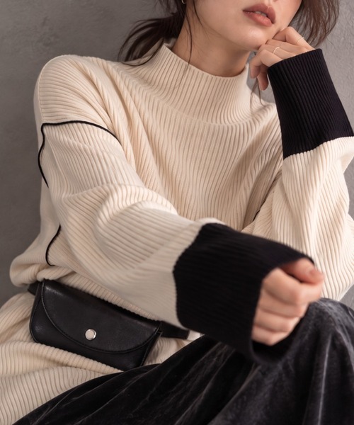 モデル身長；158cm
着用サイズ：FREE