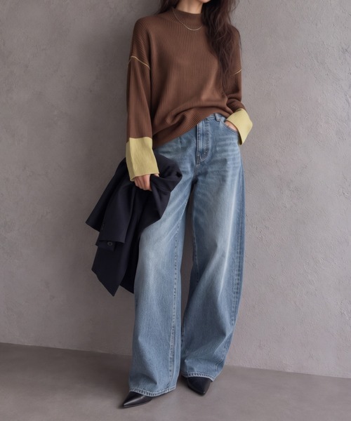 モデル身長；158cm
着用サイズ：FREE