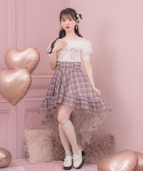 ROJITA(ロジータ)の「チュールオフショルニット(ニット/セーター・レディース・ピンク/ホワイト/ブラック・FREE)」の19枚目の写真