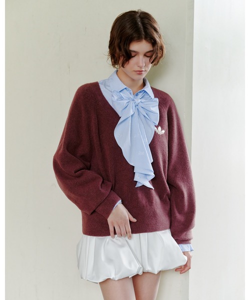 SNIDEL(スナイデル)の「バルーンミニスカショーパン(その他パンツ・レディース・ストライプ/ブラック/ホワイト・0/1)」の1枚目の写真