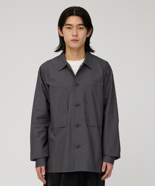 Snow Peak(スノーピーク)の「Snow Peak / Cotton Ripstop Shirt コットンリップストップ シャツ(シャツ/ブラウス・メンズ・ライトブルー/チャコール/アイボリー・S/XL/L/M)」の8枚目の写真